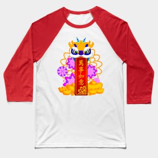 CNY: BLUE LION BLESSINGS Baseball T-Shirt